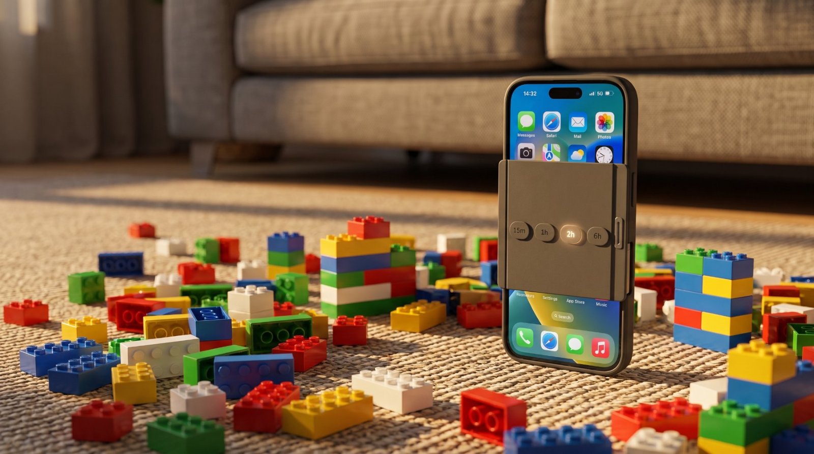 Offbit case on phone